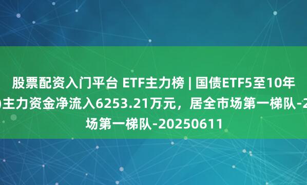 股票配资入门平台 ETF主力榜 | 国债ETF5至10年(511020)主力资金净流入6253.21万元，居全市场第一梯队-20250611